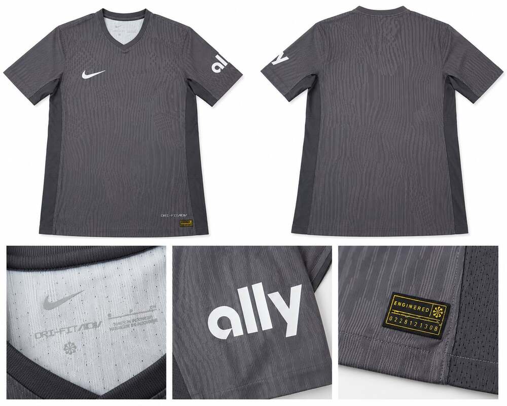 Nike Youth Dri-Fit ADV Vapor V Soccer Training Jersey with Ally Sponsor Logo